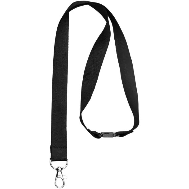Julian vezica od bambusa sa sigurnosnom kopčom Solid black