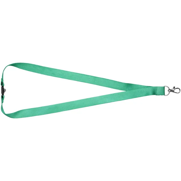 Julian bamboo lanyard with safety clip Green