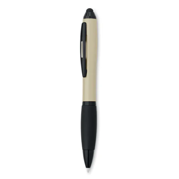 RIOMETAL Twist pen in metalized finish Champagne