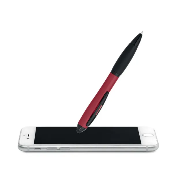 RIOMETAL Twist pen in metalized finish Red