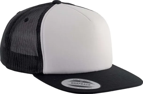  CLASSIC TRUCKER CAP - 5 PANELS - K-UP Black White