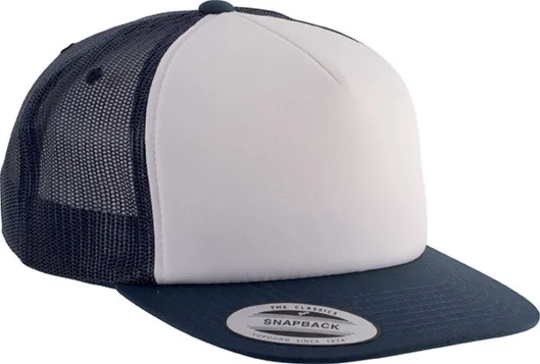  CLASSIC TRUCKER CAP - 5 PANELS - K-UP Navy White