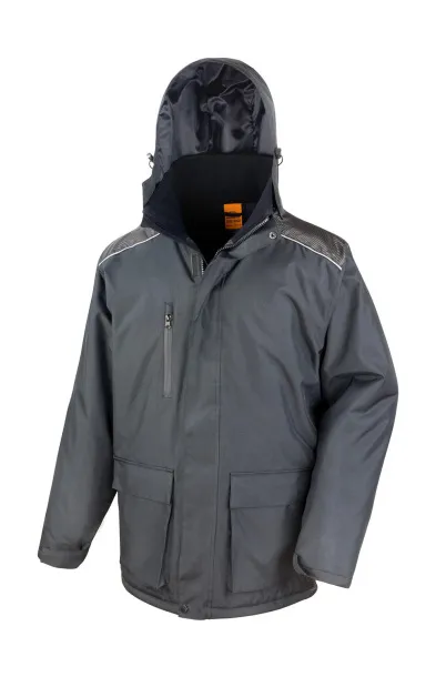  Work-Guard Vostex Long Coat - Result Work-Guard Black