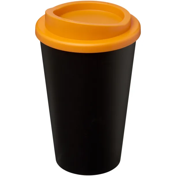 Americano® 350 ml insulated tumbler - Unbranded Solid black Orange