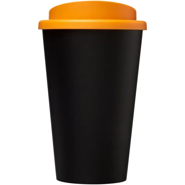 Americano® 350 ml insulated tumbler Solid black Orange