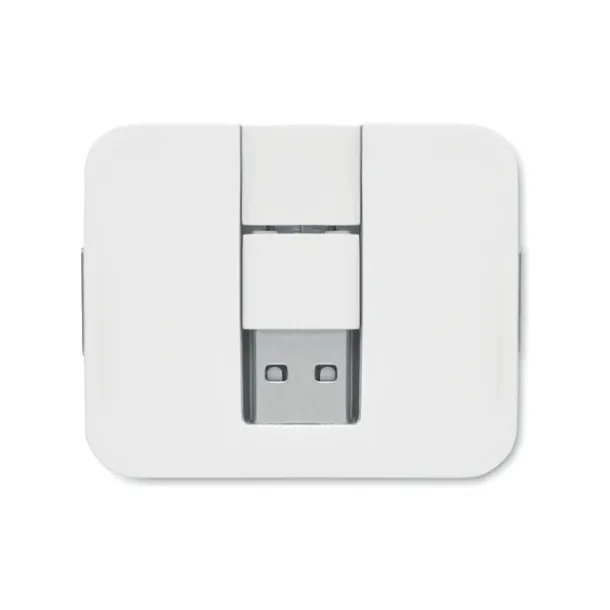 SQUARE-C USB razdjelnik Bijela