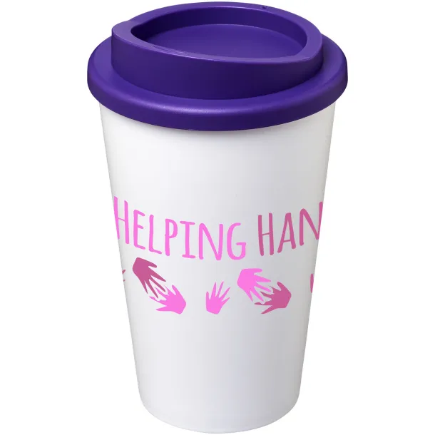 Americano® 350 ml insulated tumbler White Purple