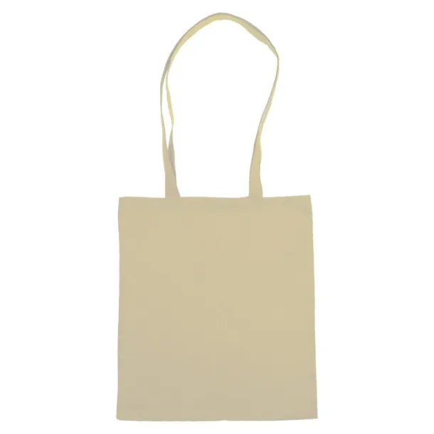  Cotton shopping bag, 110 g/m2 beige