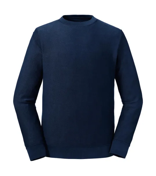  Pure Organic Reversible Sweat - Russell Pure Organic French Navy