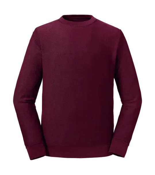  Pure Organic Reversible Sweat - Russell Pure Organic Burgundy