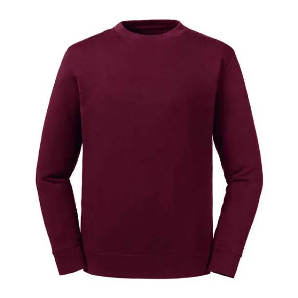  Pure Organic Reversible Sweat - Russell Pure Organic Burgundy