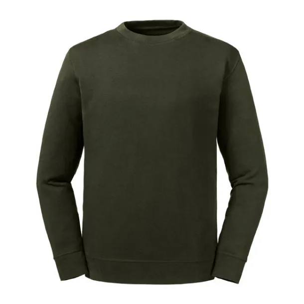  Dvostrani pulover od organskog pamuka, 300 g/m² - Russell Pure Organic Dark Olive