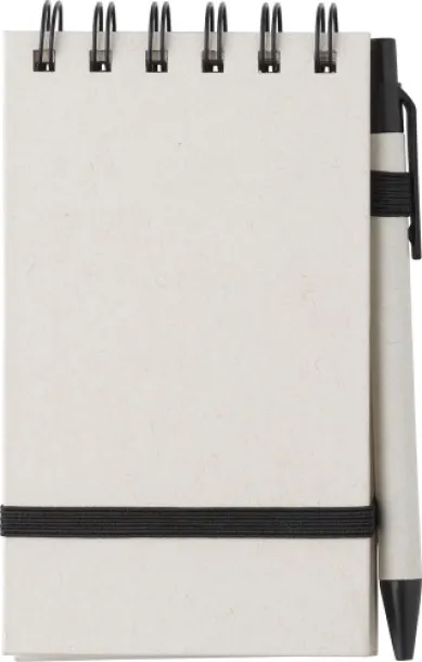 MARTHA Recycled milk carton notebook black white