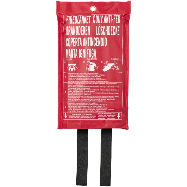 Margrethe emergency fire blanket - Bullet Red