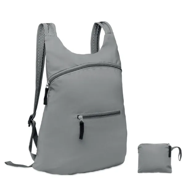 DESTELLO Foldable reflective sports bag Matt Silver