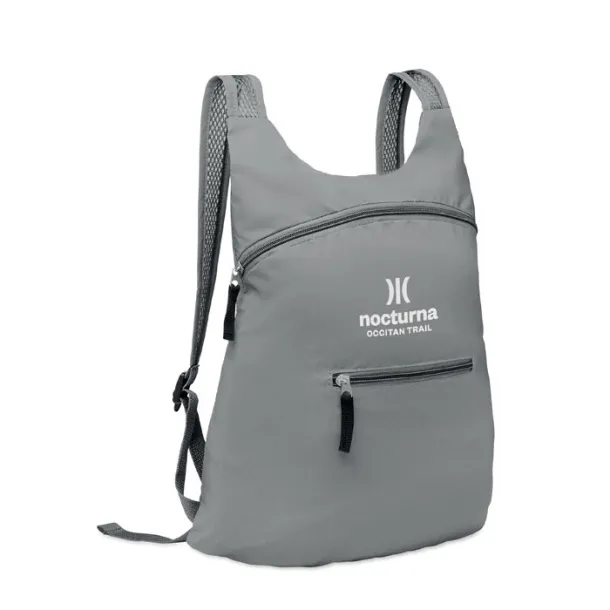 DESTELLO Foldable reflective sports bag Matt Silver