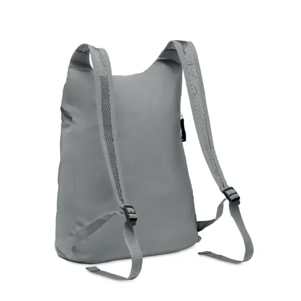 DESTELLO Foldable reflective sports bag Matt Silver