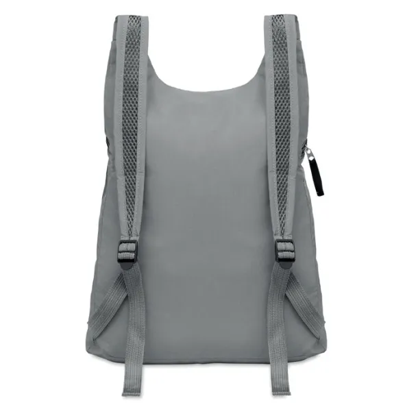 DESTELLO Foldable reflective sports bag Matt Silver