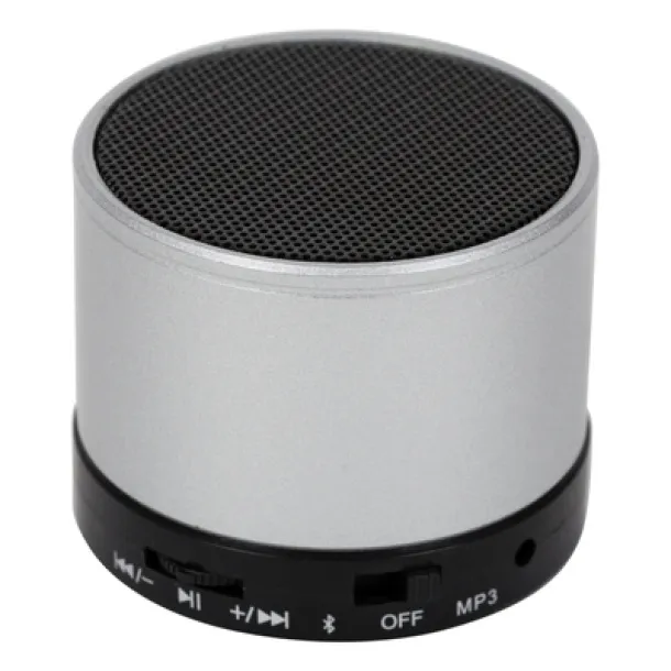  Wireless speaker 3W, radio Srebrna