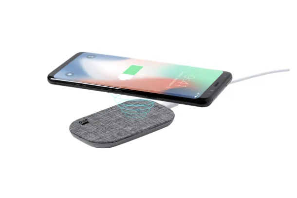 Yeik RPET wireless charger Grey