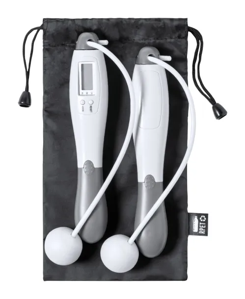 Grimluck digital skipping rope White