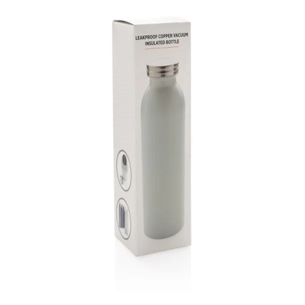  Leakproof copper vacuum insulated bottle - XD Collection Mist white 