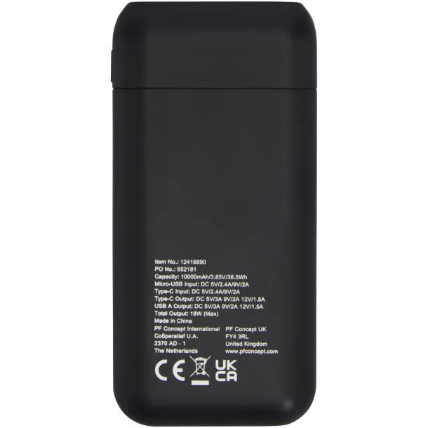 Odyssey 10.000 mAh high density powerbank - Unbranded Solid black