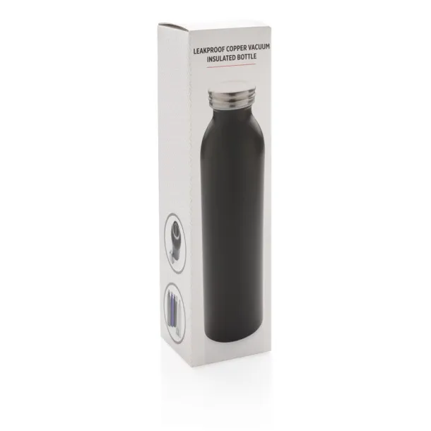  Leakproof copper vacuum insulated bottle - XD Collection Black 