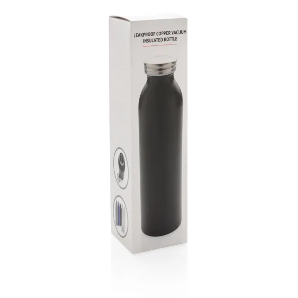  Leakproof copper vacuum insulated bottle - XD Collection Black 