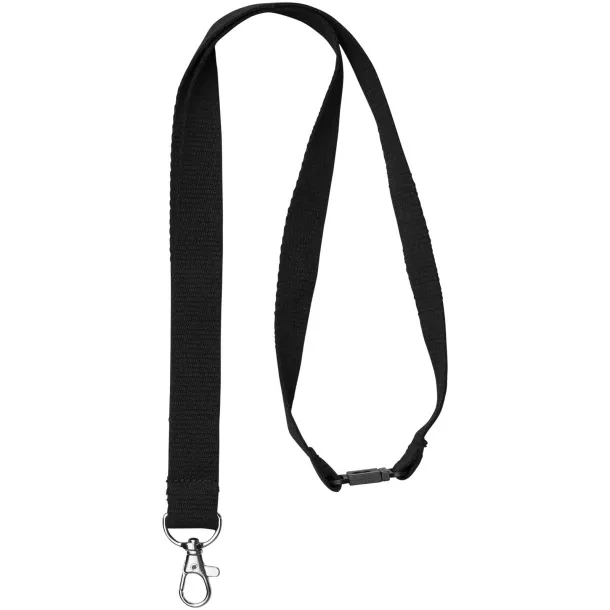 Dylan pamučna vezica sa sigurnosnom kopčom Solid black