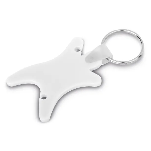 23189 Keyring with headphone organiser White