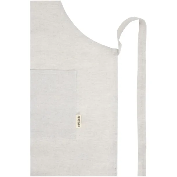 Pheebs 200 g/m² recycled cotton apron Heather grey