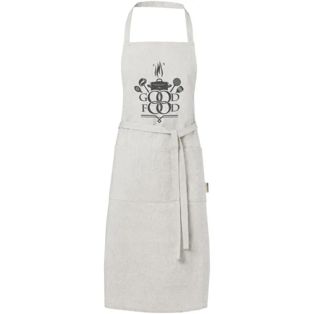 Pheebs 200 g/m² recycled cotton apron Heather grey