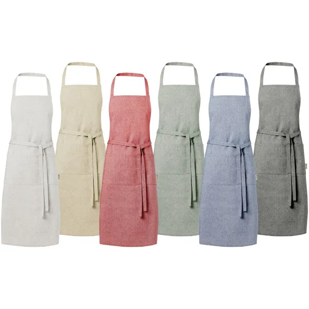 Pheebs 200 g/m² recycled cotton apron Heather grey