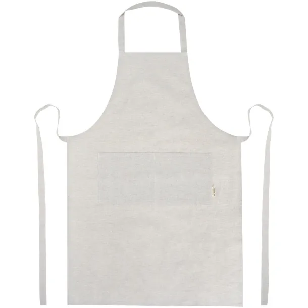 Pheebs 200 g/m² recycled cotton apron Heather grey