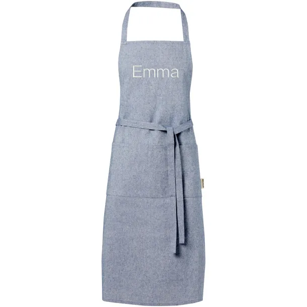 Pheebs 200 g/m² recycled cotton apron Heather blue