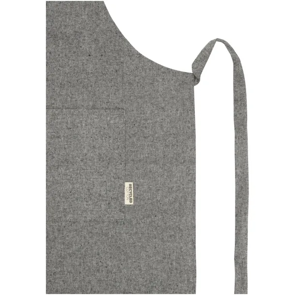 Pheebs 200 g/m² recycled cotton apron Heather black