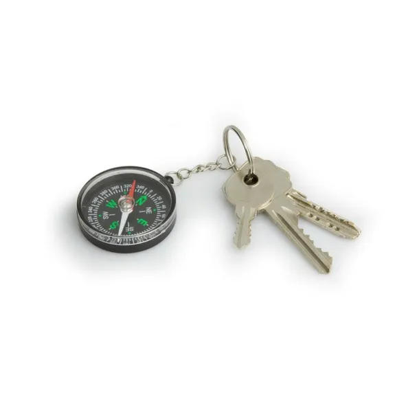  Keyring with compass black