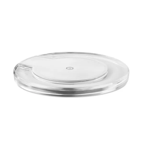 UVE CHARGING + Round wireless charging pad White