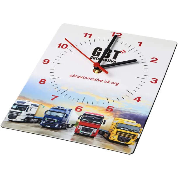 Brite-Clock® kvadratni zidni sat Crna