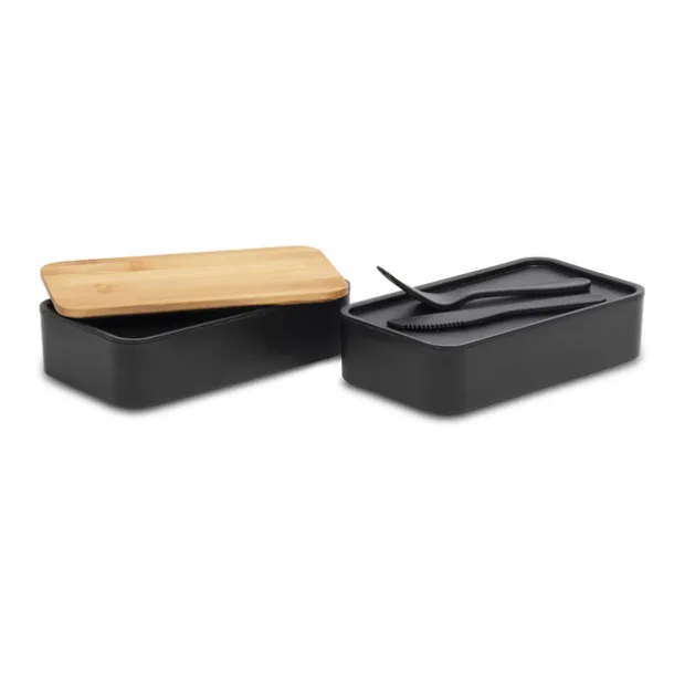 MACHICO double lunch box Black