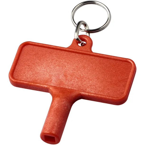 Largo plastic radiator key with keychain - Unbranded Red