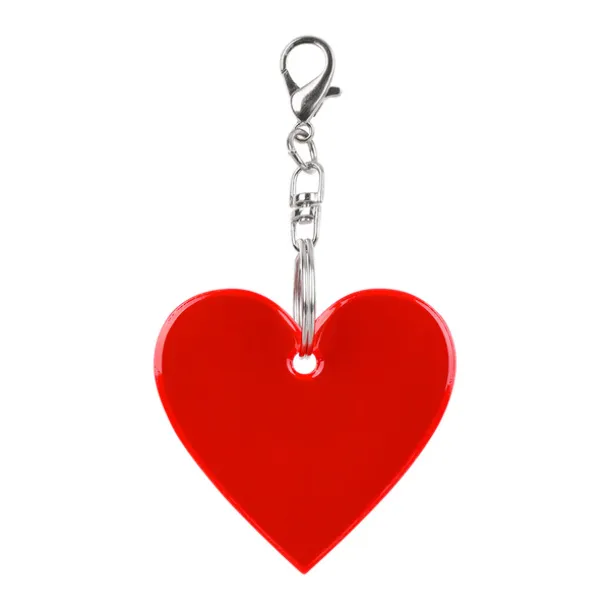 AFFECTION reflective key ring Red