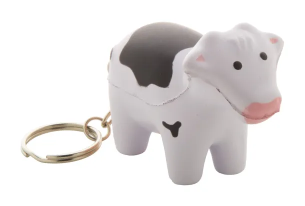 Milky antistress keyring White Black