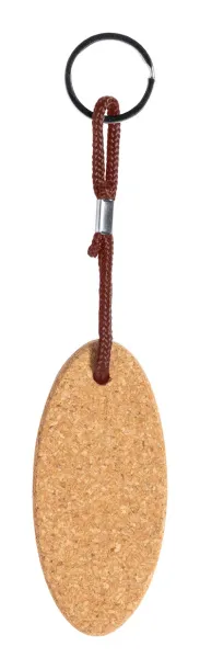 Cruffid cork keyring Natural