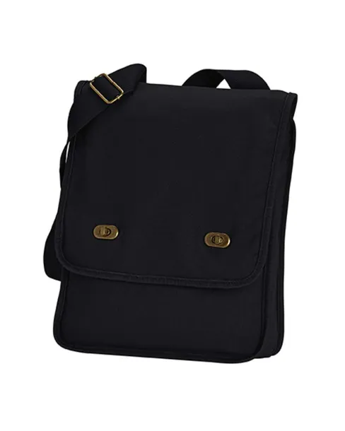  CANVAS FIELD BAG - Comfort Colors Black
