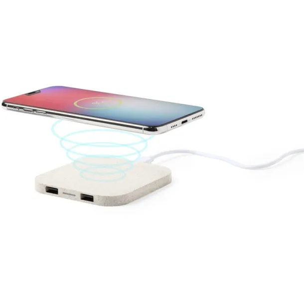  Wheat straw wireless charger 5W neutral