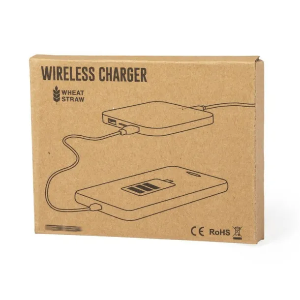  Wheat straw wireless charger 5W neutral