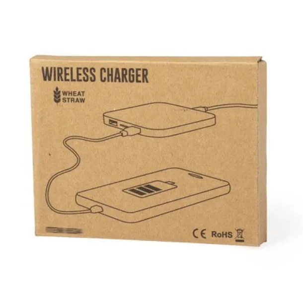  Wheat straw wireless charger 5W neutral