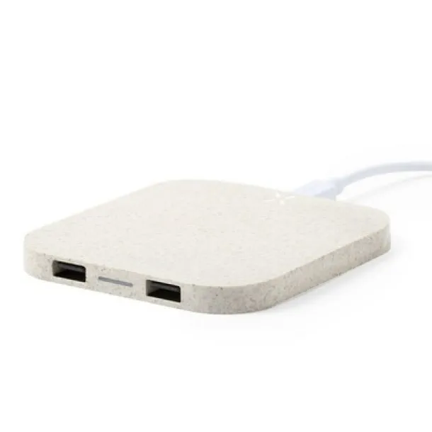  Wheat straw wireless charger 5W neutral